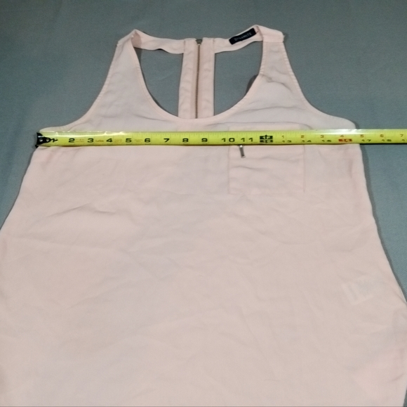 Dynamite Lightweight Blush Racer Back Tank Top Size Small - Picture 5 of 6